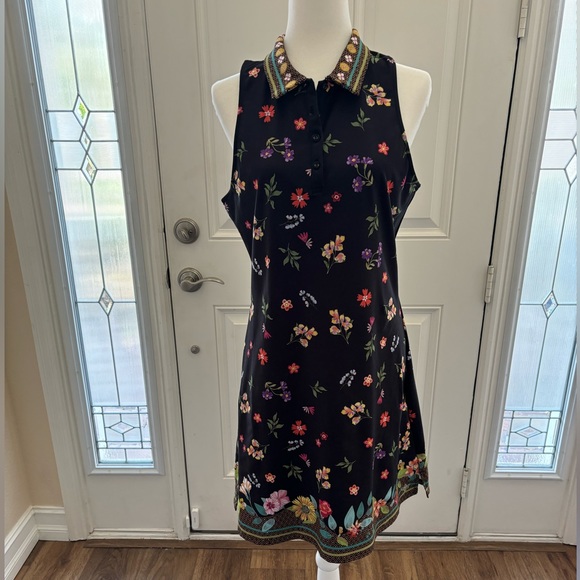 Johnny Was Nani Polo Tank Tennis Dress Large - Picture 11 of 16